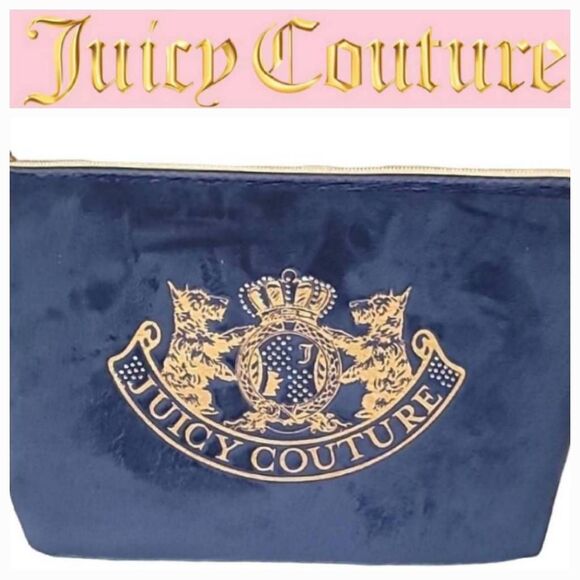 Juicy Couture Heritage Logo Cosmetic Pouch - Picture 1 of 6
